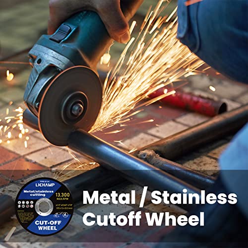 Lichamp 41/2 Cut Off Wheels for Metal, 6 Pack 4.5 inch Disc Cutting