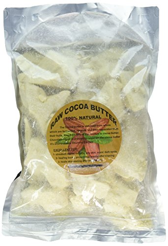 PRIME & PURE Raw Cocoa Butter 100% Fresh 2 LB