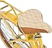 Yellow Bicycle Single Speed Cruiser 26 Inch Female Bike City Road Journey Seat Pad Riding Wheel Front Fork Suspension Biker Sports Exercise Cardio Tool Light Adult Teenager Trip Exercise Dual Pedalthumb 3