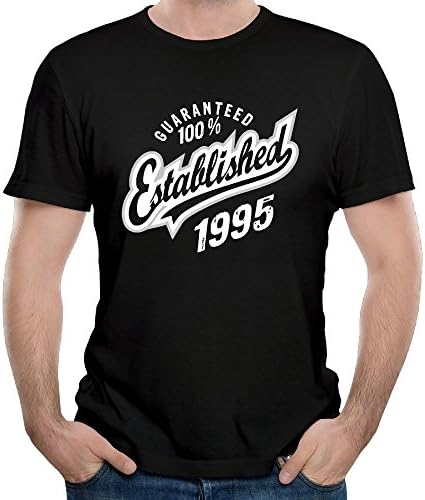 Kanmeiyin Established 1995' 21st Birthday Utility T Shirt Men's Personalized
