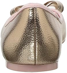 Ted Baker Women's Immet Ballet shoe, Rose Gold New