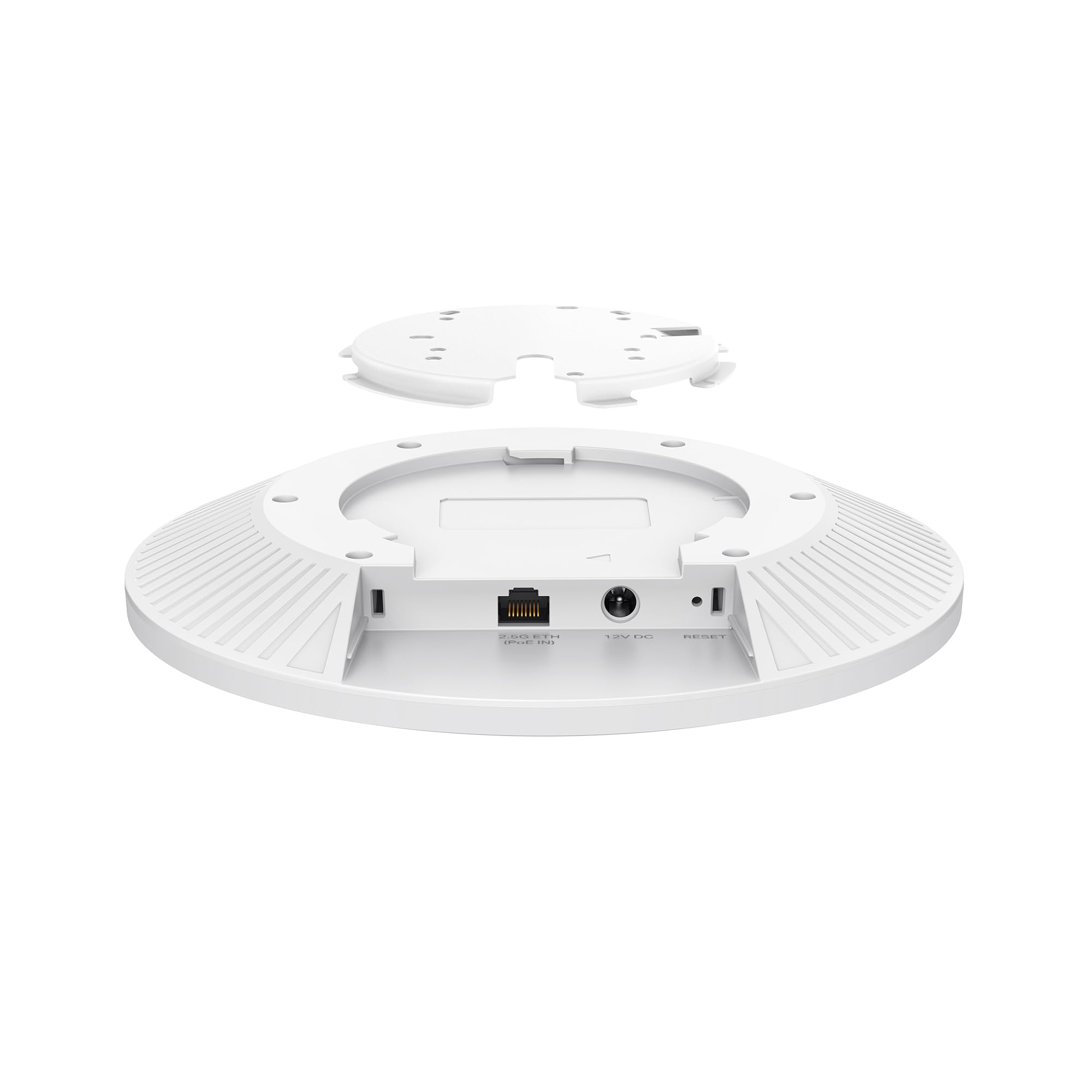 TP-Link Omada EAP770 Wi-Fi 7 Access Point, BE9300 Tri-Band (6-Stream), 2,5G-PoE+-Port, 320 MHz Kanalbreite, bis zu 24 SSIDs, WPA3-Enterprise, inkl. Netzadapter 2