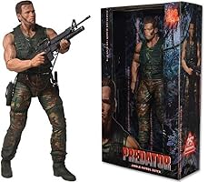 NECA Predators Dutch Arnold Schwarzenegger Action Figure, 1/4