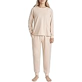 Latuza Women's Petite Joggers Lounge Set Petite Length Cotton Loungewear