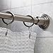 Gatco 821 Marina Shower Rod Set, Satin Nickel