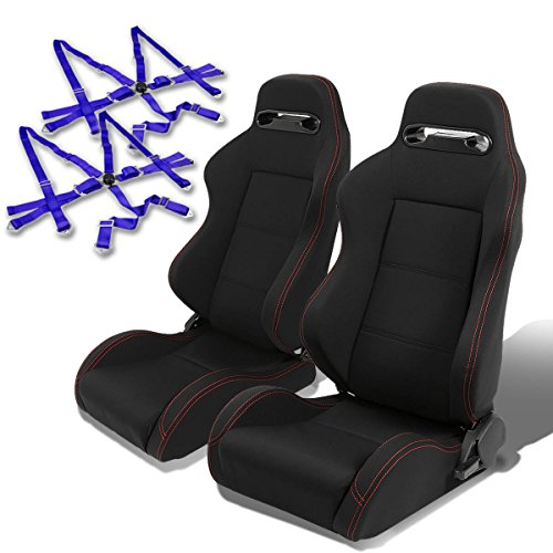 Pair of Type-R Racing Seats (Black)+3