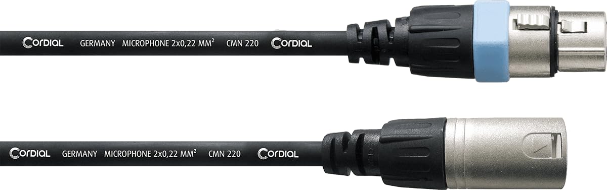 Cordial Intro 5m XLR Female to XLR Male Microphone Cable