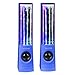 SoundSOUL Bluetooth Water Dancing Speakers Light Show Water Fountain Speakers LED Speakers (Dual 3W Speakers, 4 Colored LED Lights, Built-in Rechargeable 1800mAh Battery, Bluetooth 4.0) - Blue