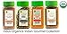Indus Organics Indian Gourmet Collection Gift Set (Salt Free Blends), 4 Jars of 8 Oz Each in Gift Box