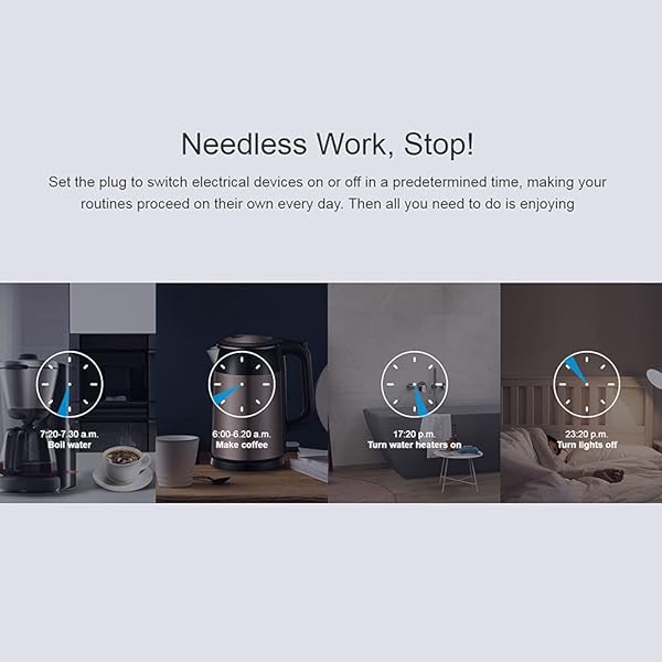 Docooler S26 Smart Switch Power Socket con Tiempo de Control Remoto WiFi App Herramientas de Bricolaje para hogares Inteligentes 2pcs