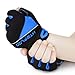 Cycling Gloves Mountain Bike Gloves Bicycle Riding Gloves Anti-slip Shock-absorbing Pad Breathable Half Finger Biking Gloves Outdoor Sports Gloves Men/Women H-002