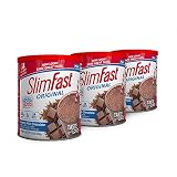 Slim Fast Original Weight Loss Meal Replacement Shake Mix Powder With 10g of Protein & 4g of Fiber Plus 24 Vitamins & Mineralsper Serving, Creamy Milk Chocolate, Pack Of 3