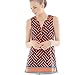Women's Sleeveless Tunic - Navy/Orange