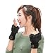 Nanxson Fingerless Thumb Hole Winter Knitted Thick Gloves ST0008 black