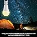 Ciata Lighting LED Smart Emergency Light Bulb with Rechargeable Battery Back-up - Intelligent Lighting, Lasts 3-4 Hours During Power Outage - Extra Hook for Camping, Outdoor (2 Pack)