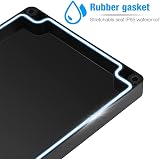 Therlan IP65 Waterproof Project Box 200x120x75mm ABS Enclosure Black view 2