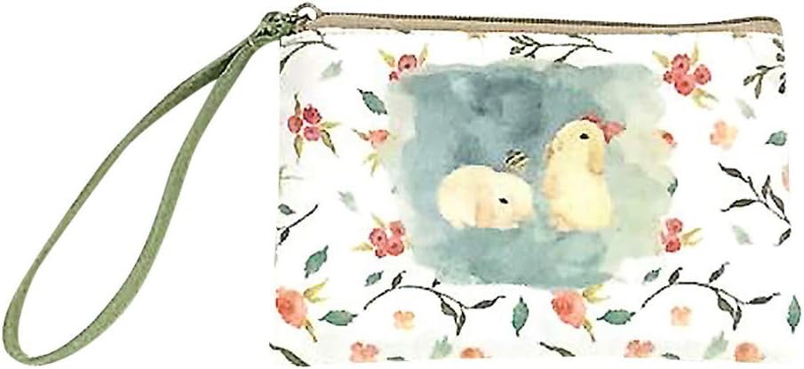 Women Wallet Cute Canvas Cash Coin Purse Bag Cellphone Bag With Handle Wallet