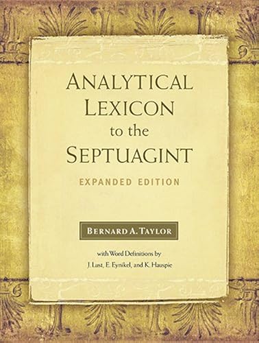 Download Analytical Lexicon to the Septuagint PDF