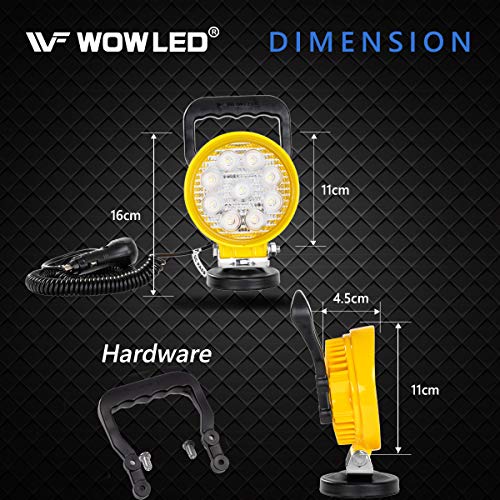 WFPOWER LED Light Bar With Base, Cigarette Lighter Powered