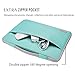 ProCase 12 - 12.9 Inch Sleeve Cover Case for New Surface Pro 2017 / Pro 4 3 2, Macbook/ iPad Pro, Portable Carrying Bag with Handle for 11 11.6 12 Inch Chromebook Ultrabook Notebook Laptop -Mint Green