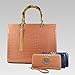 MMK collection Women Fashion Matching Satchel handbags with wallet(6900)~Designer Purse ~Multi Pocket ~ Beautiful Designer Handbag Set (02-2022(10-168)Leopard)