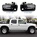 FAERSI Outside Exterior Door Handle Front Left Driver & Right Passenger Side with Key Hole Replacements for 1995 1996 1997 1998 1999 2000 2001 2002 2003 2004 Tacoma Replace# 6922035020, 6921035020