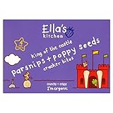 Ella's Kitchen Organic King of the Castle Parsnips & Poppy Seeds Cracker Bites 12mth+ (4 per pack - 80g)