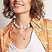XOCARTIGE Puka Shell Choker Necklace for Women Sea Shell Necklace Bracelet Set Pearl Choker Summer Beach Jewelry