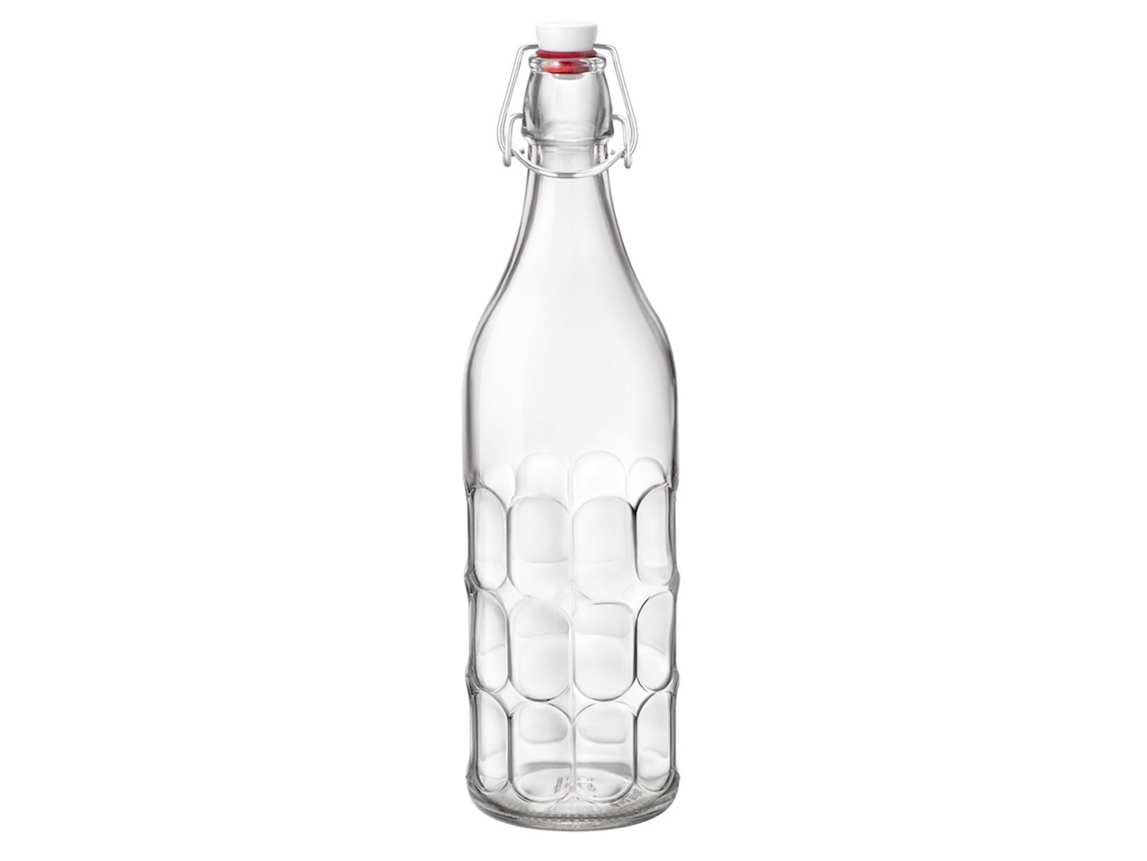 Bormioli Rocco Glass Bottle with Cap 1 Litre