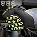 Impact Reducing Safety Gloves, Abrasion & Vibration & Cut Resistant, Ideal for Heavy Duty Safety Work like Mechanic, Garden Construction, Car Repairing Industrial, 1 Pair by KARRISM