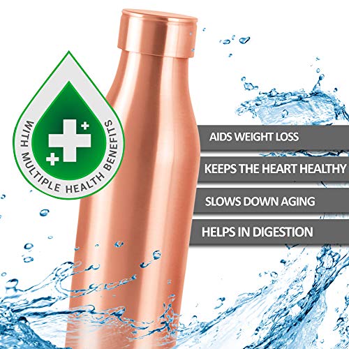Milton Copper Charge 1000 Water Bottle, 1 Piece, 960 ml, Copper