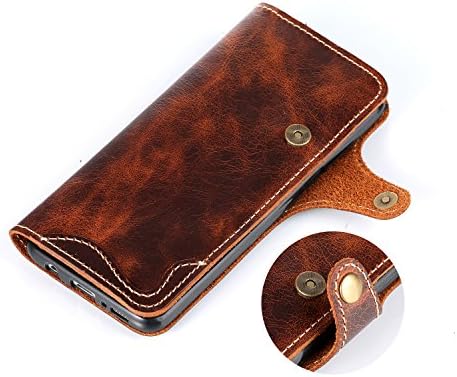 Galaxy S8 plus Edge Card Case Genuine Leather With Hand carry Simple Business Wallet case for s8 plus Ying ze