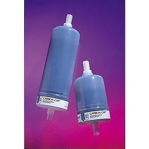 Whatman 6704-7500 Carbon Cap 75 Capsule Filter, 60 psi Maximum Pressure