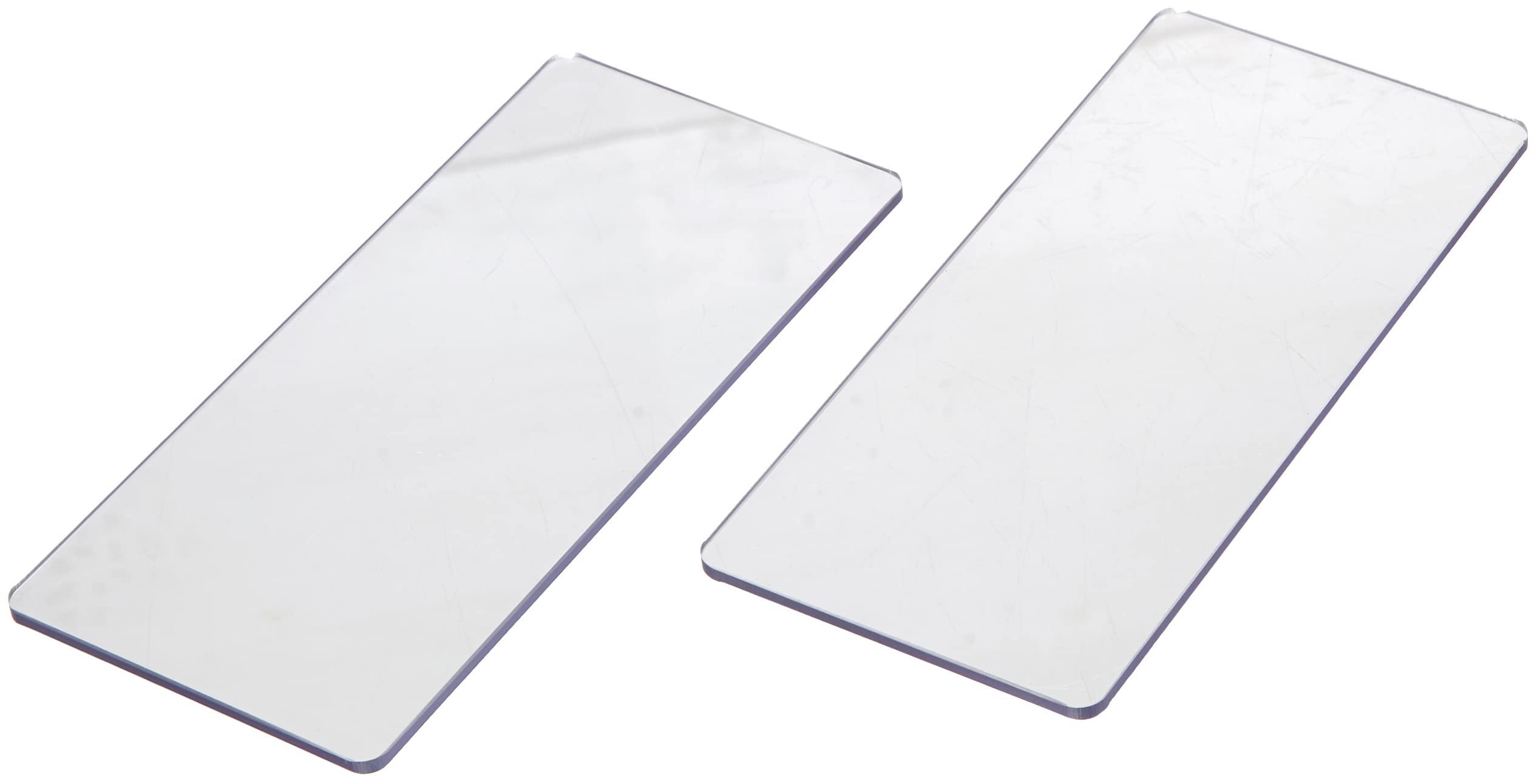 Rayher Set of 2 Clear Cutting Plates for Mini Die Cutting Machine, Acrylic Cutting Pads suitable for Rayher Die Cutting and Embossing Machine To Go, 78x165x3mm, 50185000