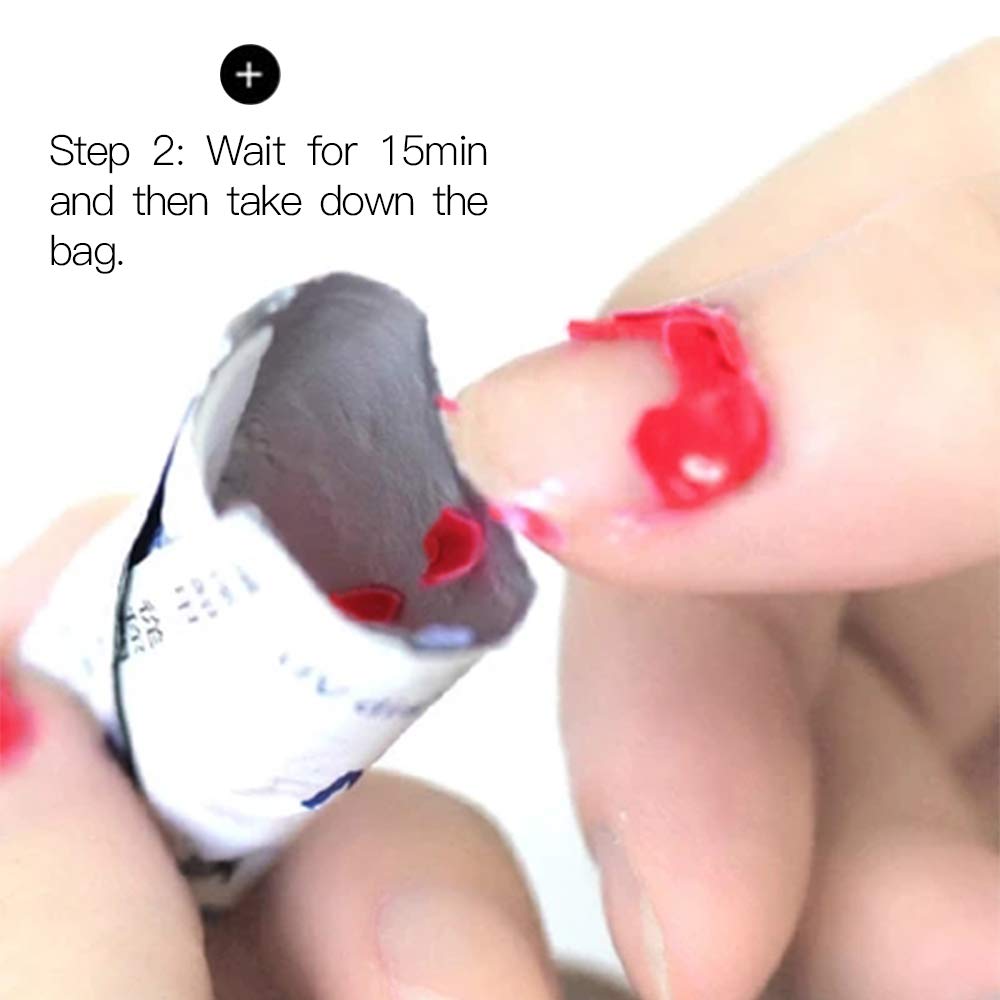 Foil Nail Polish Remover Pads,AIDUE 200PCS Acrylic Nail Polish Remover Wipes UV Gel Nail Polish Remover