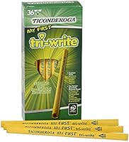 Dixon Ticonderoga My First Tri-Write Primary Pencils Without Eraser 36Ct