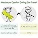 Car Pillow for Kids, Dinosaur Seat Belt Cover Pad, Car Seat Head Support Toddler, Kids Travel Pillow, Toddler Neck Pillow for Carseat, Seatbelt Cushion Pillow, Head Neck Support for Baby Girl Boy Toy