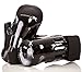 whistlekick Pair Martial Arts Gloves, Stealth, Black (Adult, Large) with Industry Leading Warranty-Karate Gear/Taekwondo Sparring Gear Set