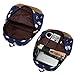 School Backpacks for Teen Girls Lightweight Canvas Backpack Bookbags Set (Dark Blue)