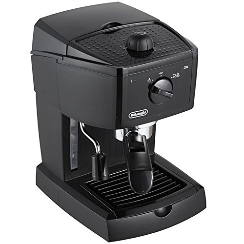 Delonghi EC 146.B - Cafetera espresso, 1l de capacidad, 15 bares presión, negro