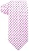 Scott Allan Pink Ties for Men | Woven Checkered Necktie | Pink & White Mens Tie | Cancer Awareness Tie | Corbatas Para rosado