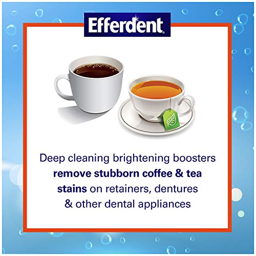 2 Efferdent+Anti+Bacterial+Denture+Cleanser+Stubborn