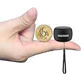 MOMOHO Mini Bluetooth Speaker, Tiny Gifts with TWS Pairing, Small Bluetooth Speaker for Outdoor and Indoor, Built-in Mic(Black)