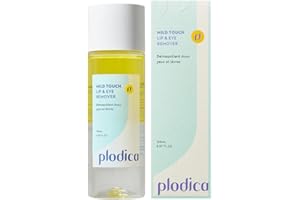 plodica Mild Touch Lip & Eye Remover 5.07 Fl. Oz./150ml | Gentle Botanical Formula | Non-Greasy, Non-Irritating & Vegan | Sensitive Skin | Cruelty-free, Microbeads-Free | Korean Lotus Inf