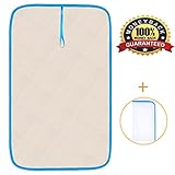 XGuan Magnetic Ironing Mat,Portable Travel Ironing Blanket Laundry Pad.Change any Flat Surface into an Ironing Board.22 x 35 in.Quilted, Washer Dryer Heat Resistant Pad, Iron Board Alternative Cover