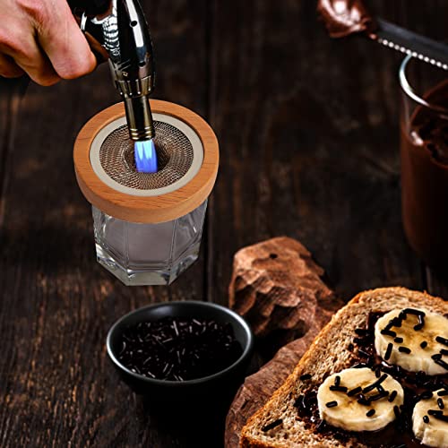 Cocktail Smoker Kit Old Fashioned Cold Smoker for Cocktail, Whiskey, Wine, Bourbon , Cheese, Meat and More, Cocktail Smoking Kit Wood Shavings -Gift for Whiskey Lovers, Dad, Husband, Men