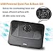 AVLT-Power Laptop Fan Cooling Pad 12-17 Inches, Portable Soft Mesh Bottom, 2-in-1 Detachable Stand for Notebook and Tablet with Tri-Level Height Adjustment & USB Powered Fan, Black