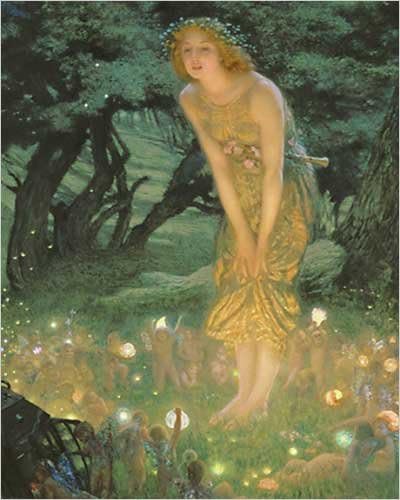 Eurographics Midsummer Dream By Edward Robert Hughes Poster Print 16X20