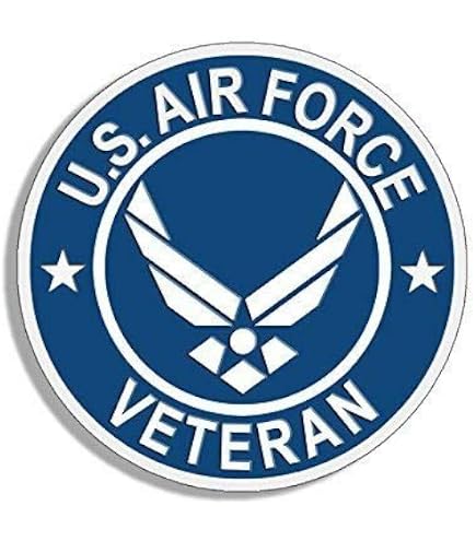 Adesivo Per Cellulare Con Roundel Dell'Aeronautica Militare USA – Darkside Ltd, Confezione Da 2