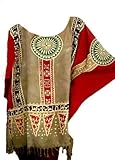 Cool Kaftans New LATINO Maroon Poncho Kaftan Beach Night Party Top